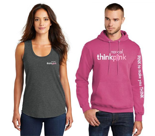 Nor-Cal Think Pink Swag Apparel examples