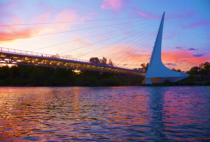 Sundial Bridge in Redding CA